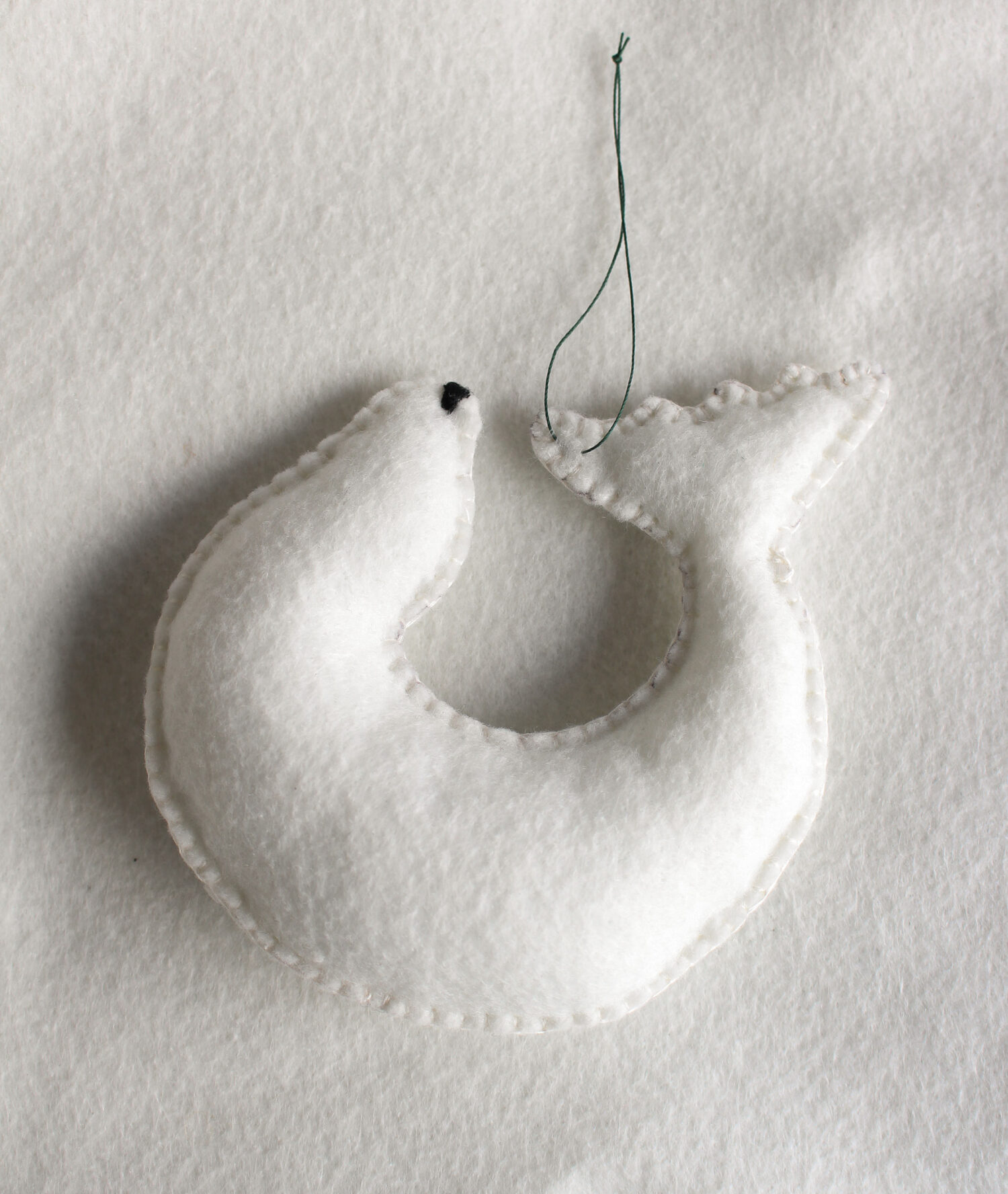 How to Hang Felt Ornaments