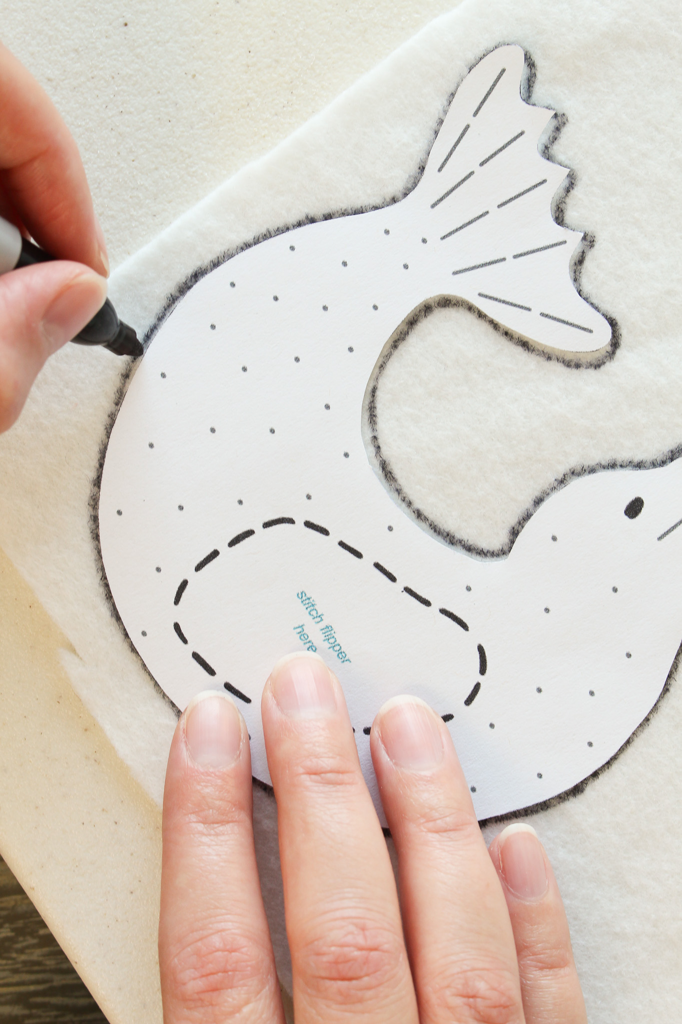 How to Transfer a Pattern to Felt for Free