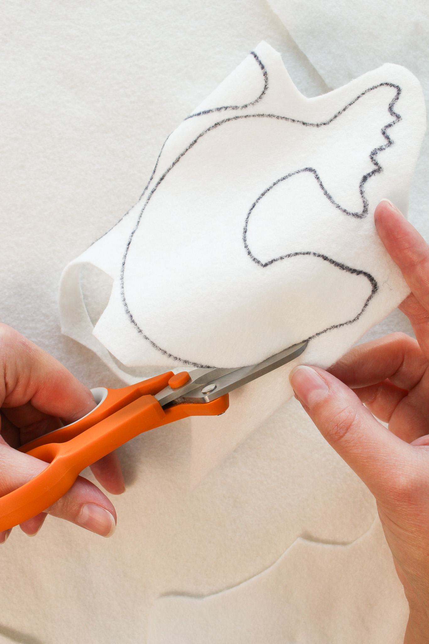 How to Cut Out a Felt Ornament