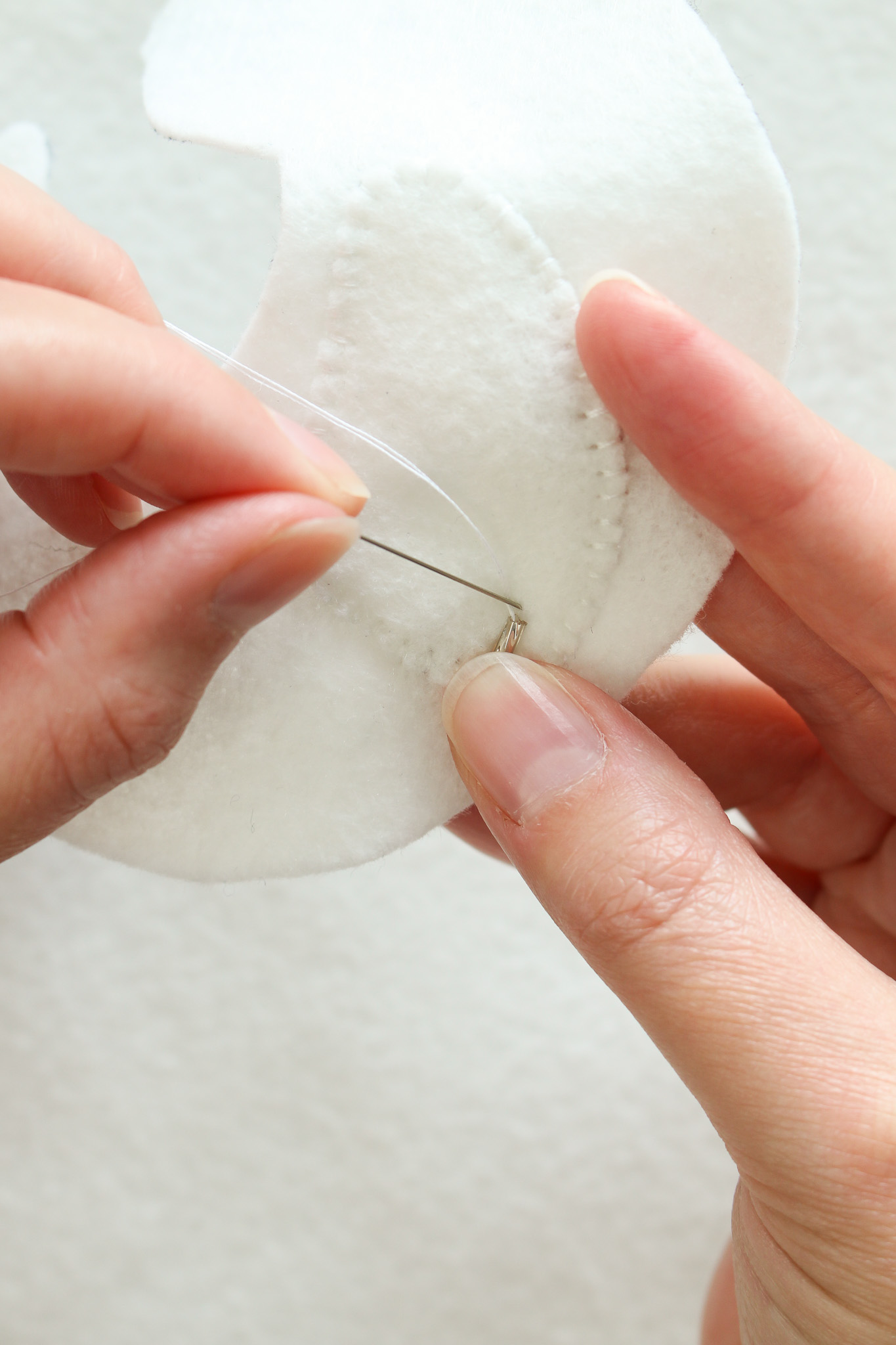 How to Bead Felt Ornaments