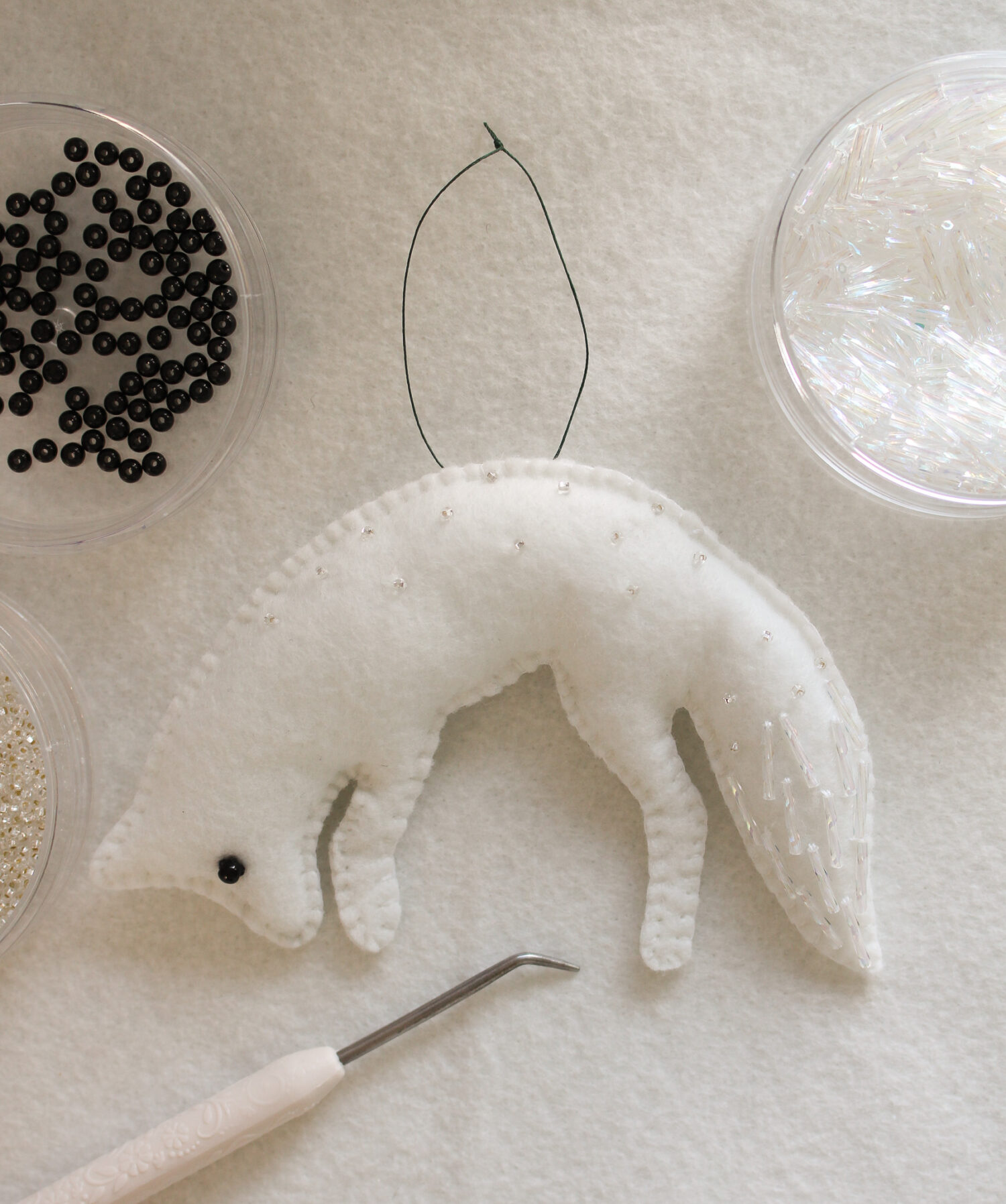 How to Hang Felt Ornaments