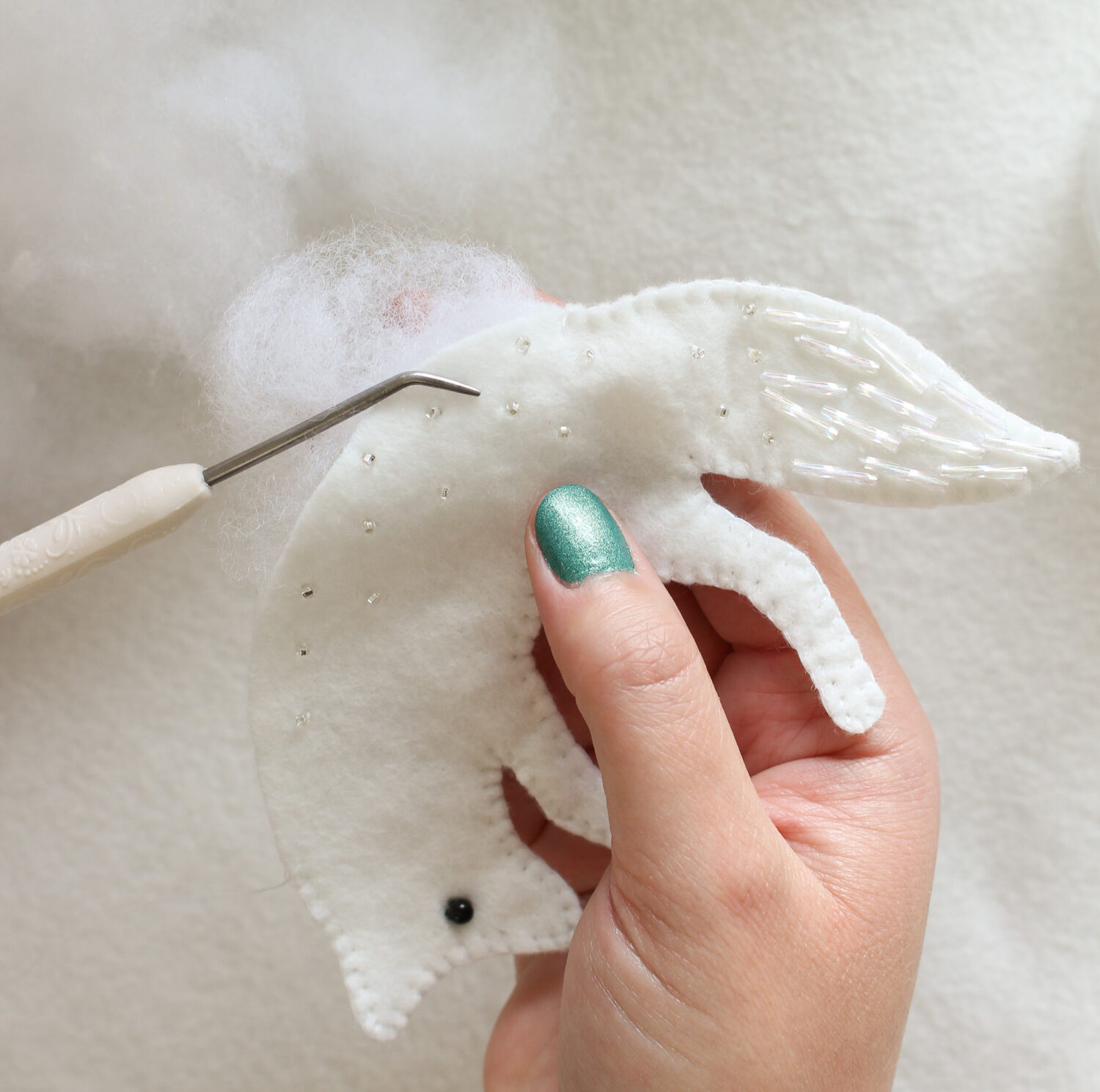 How to Stuff Felt Ornaments