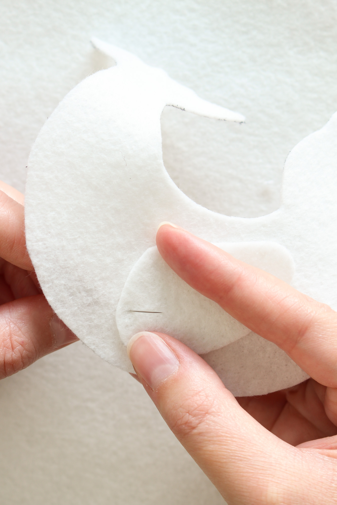 How to Stitch on Felt Applique