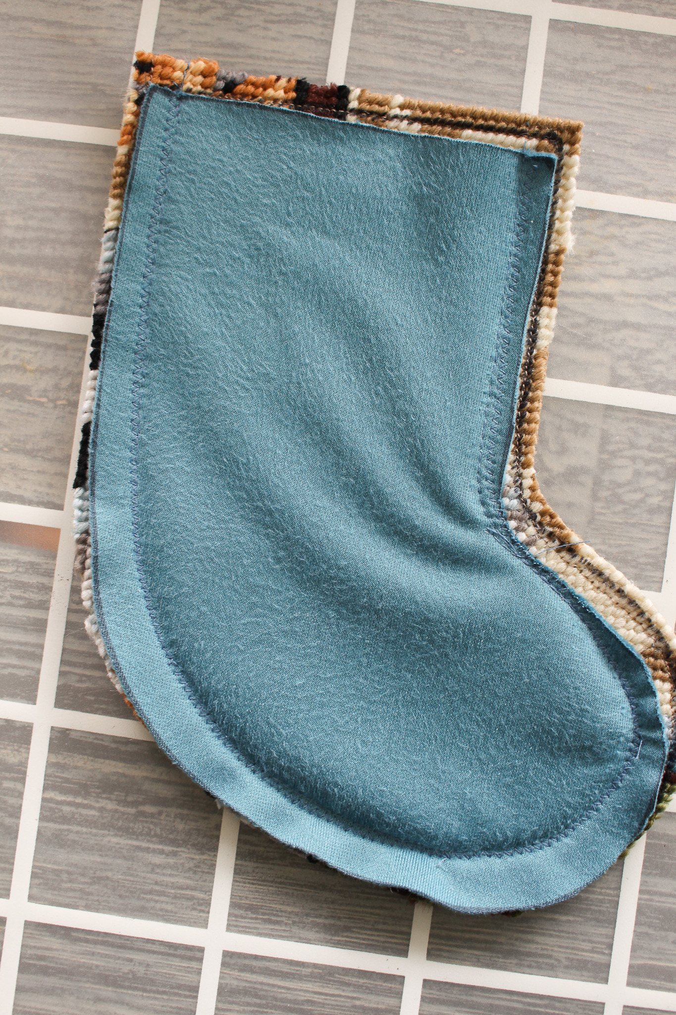 How to Sew Together Needlepoint Stockings