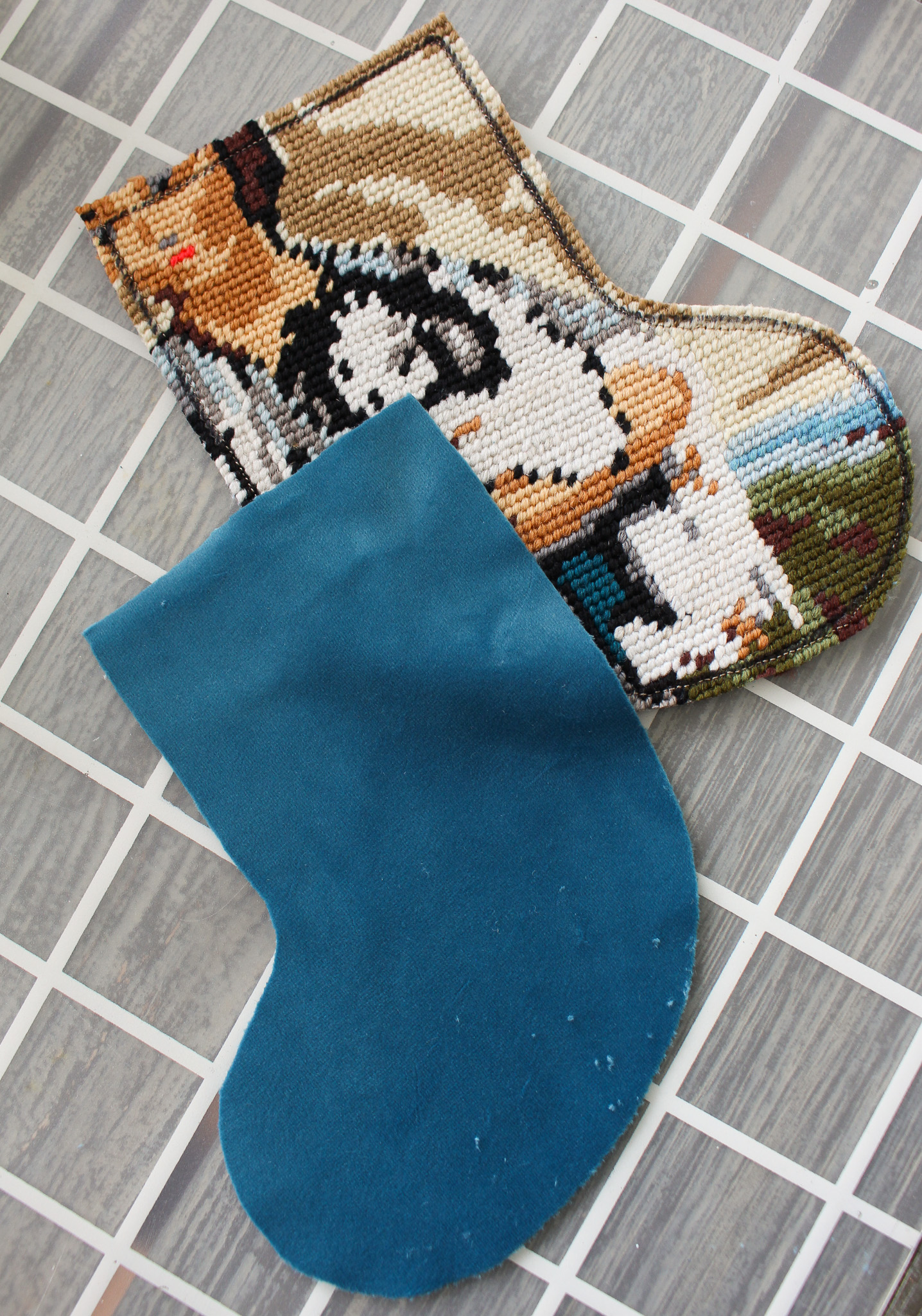 How to Make Needlepoint Stocking Ornaments