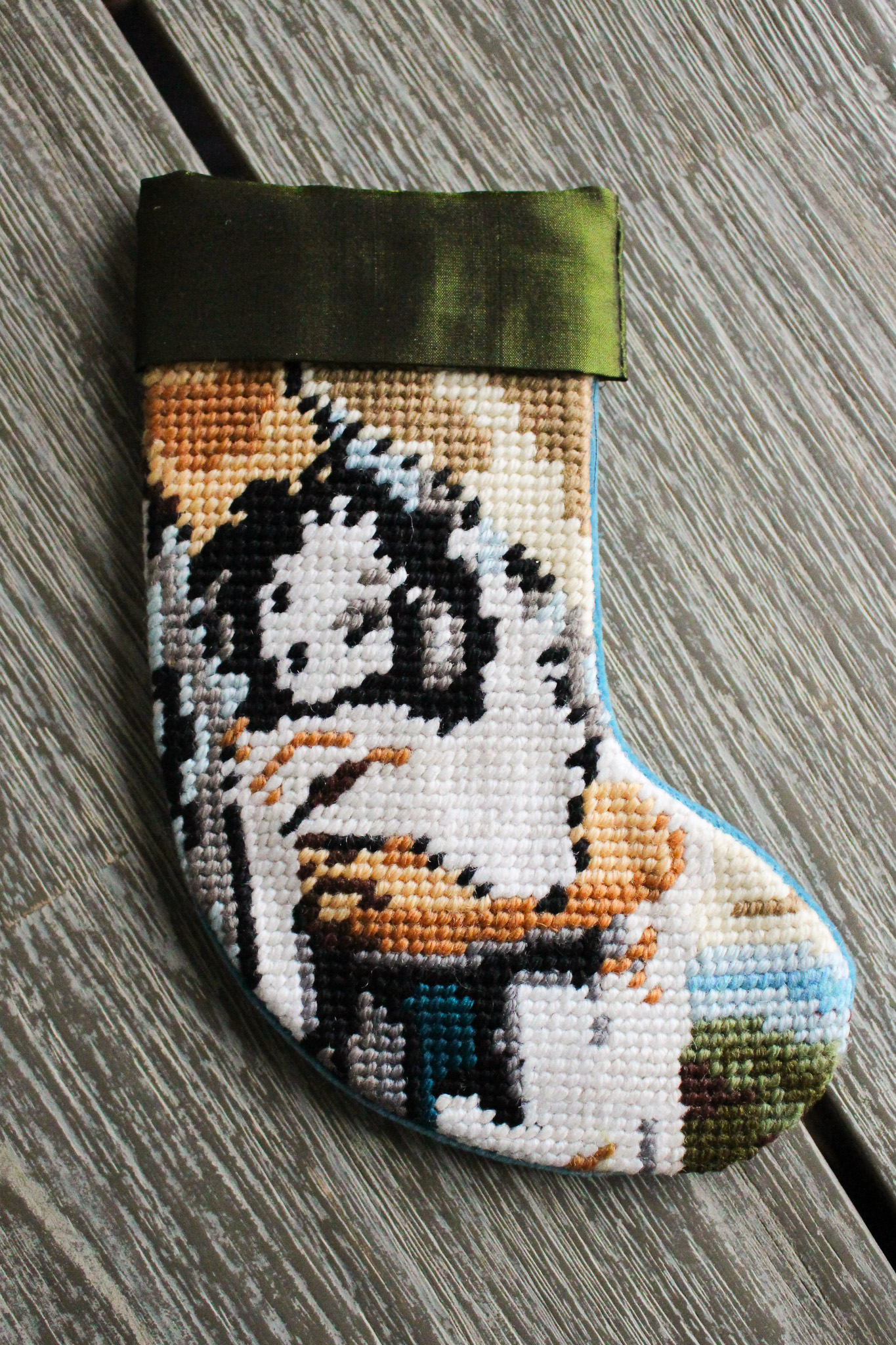 How to Add Lining to Needlepoint Stockings