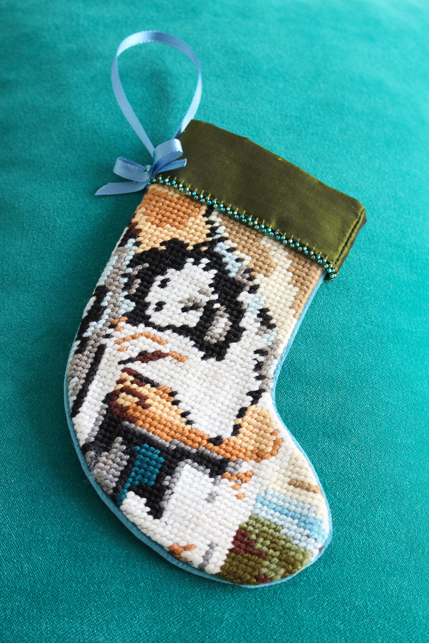 Handmade Needlepoint Ornaments
