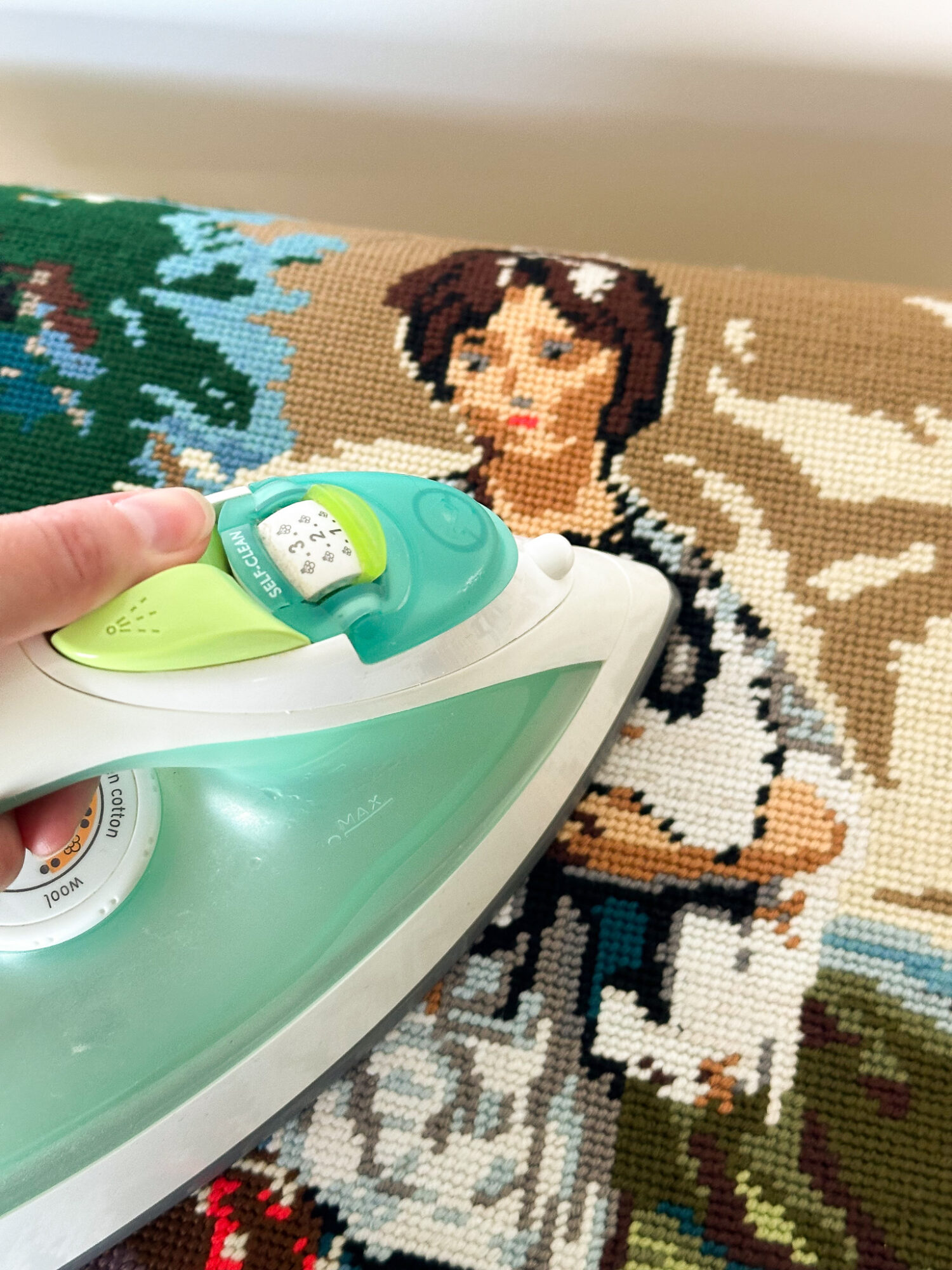 How to Clean and Launder Thrift Store Needlepoints for Crafts