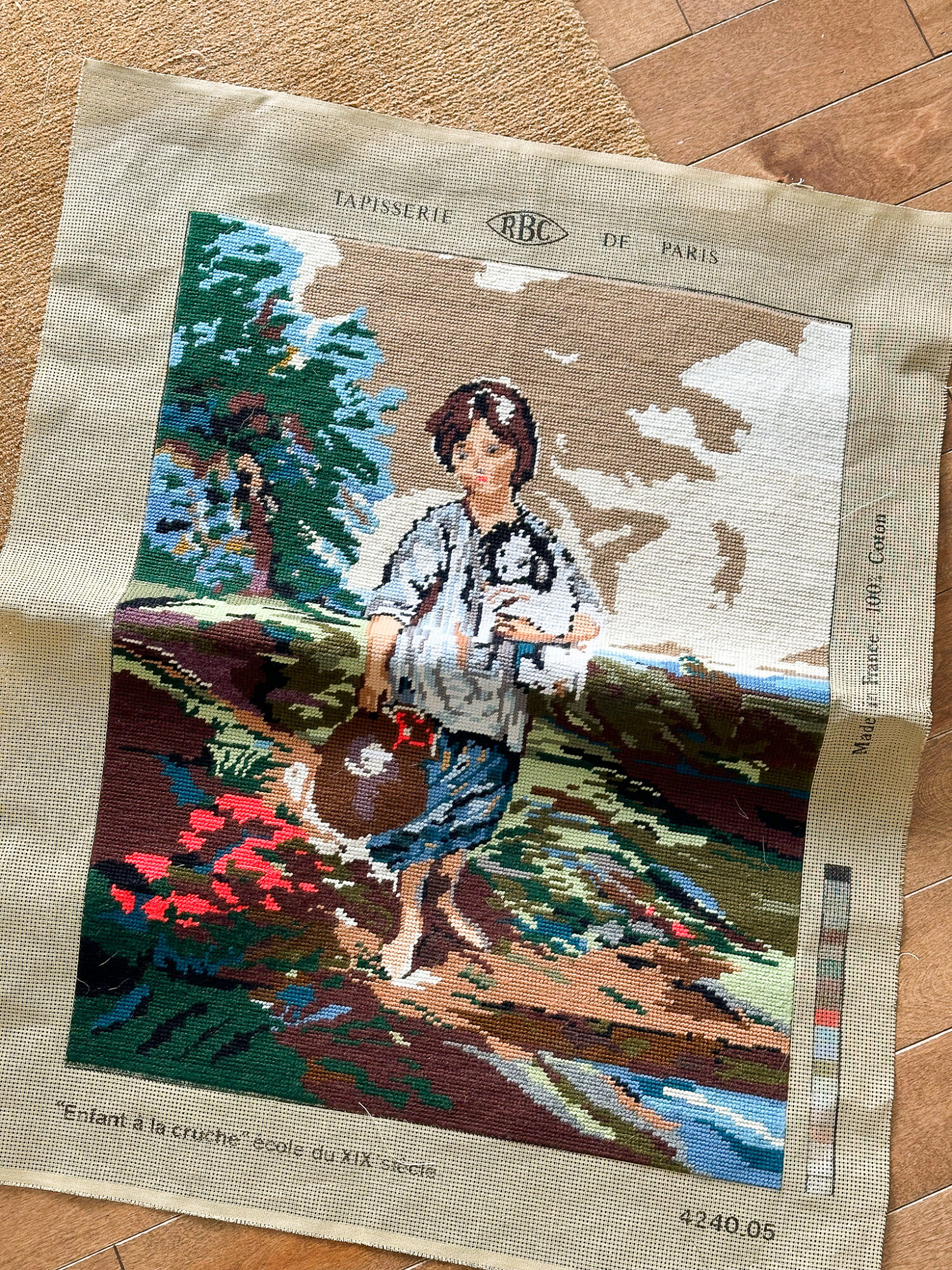 Upcycled Needlepoint Craft Idea