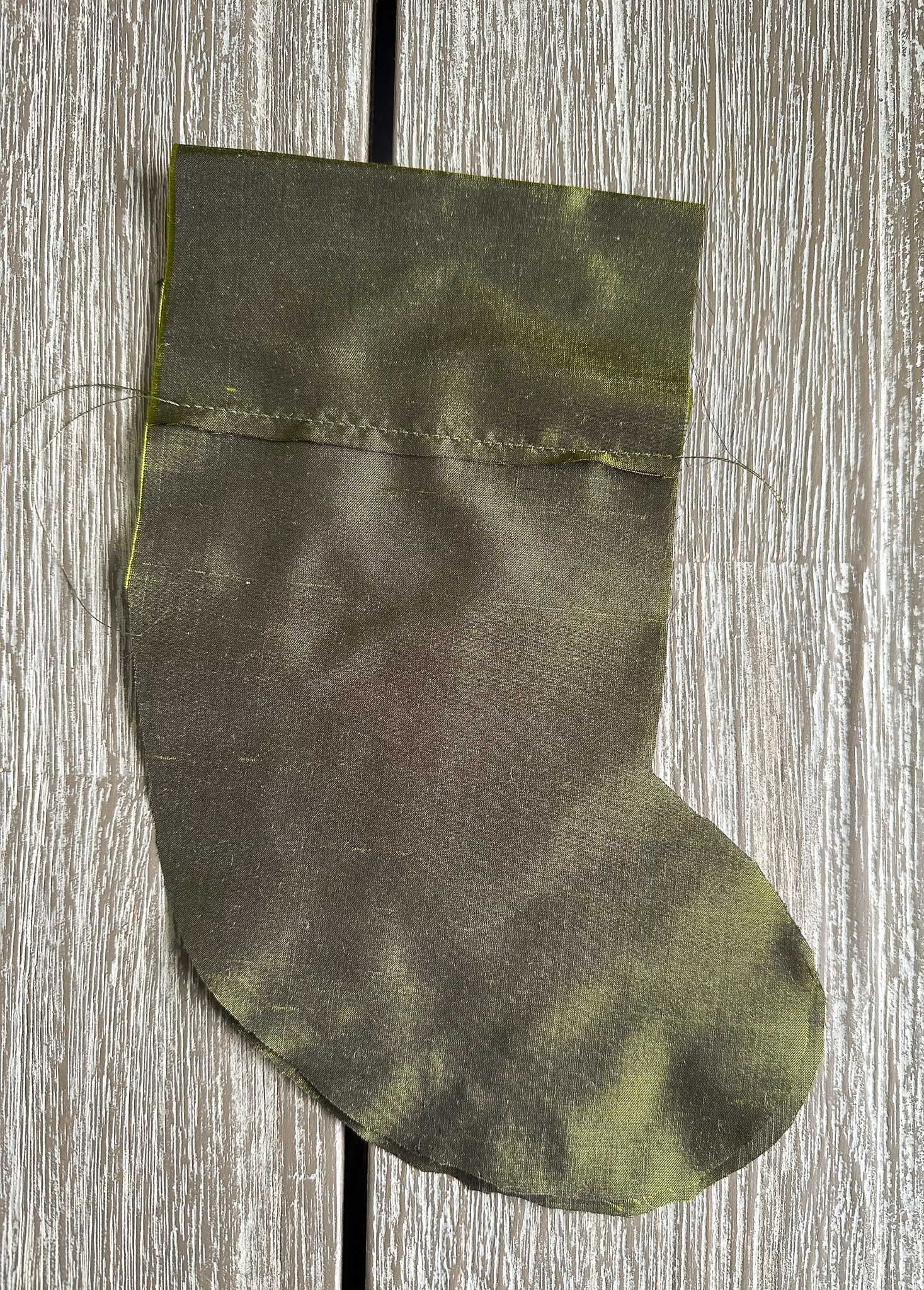 How to Add Lining to Needlepoint Stockings