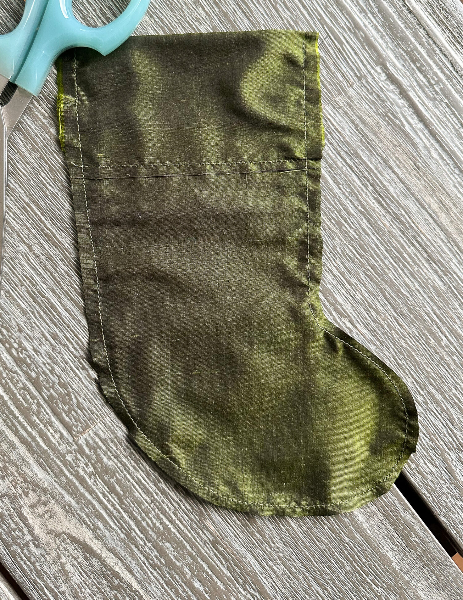 How to Add Lining to Needlepoint Stockings