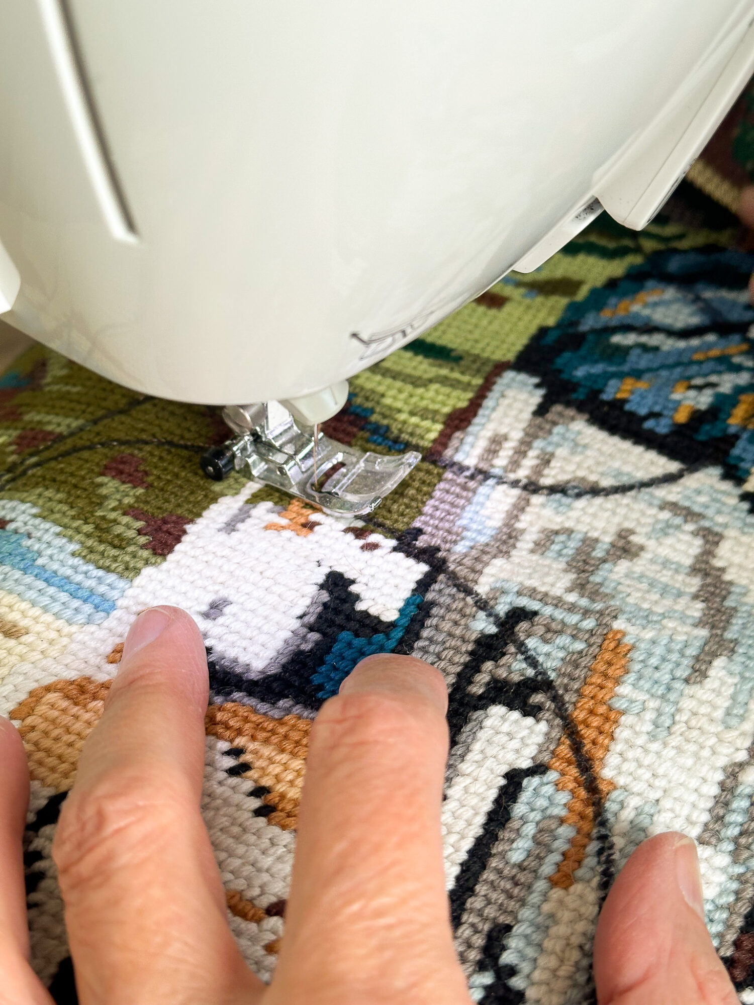 How to Keep Needlepoints from Fraying When You Cut Them Apart