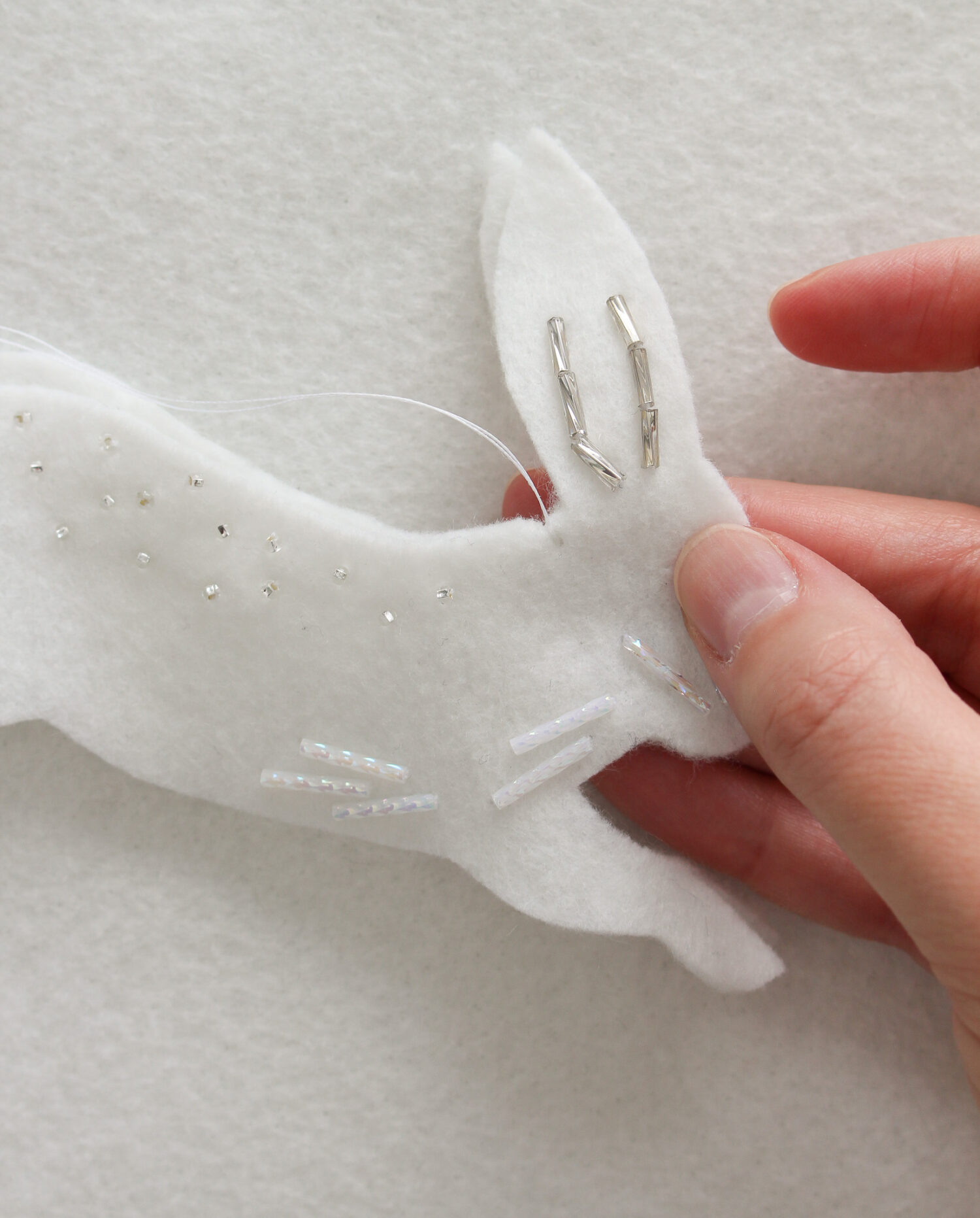 How to Sew a Felt Bunny