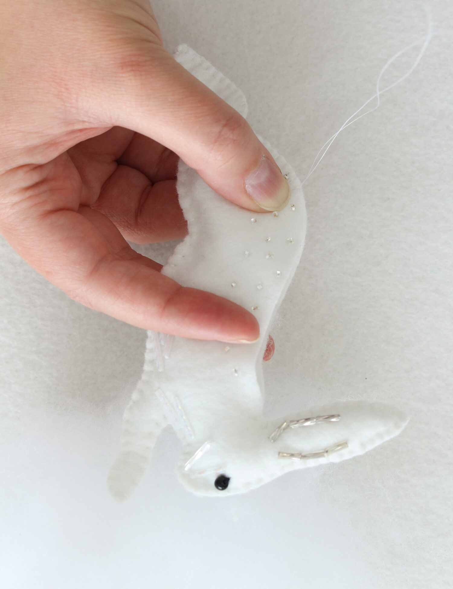 How to Add Stuffing to a Felt Ornament