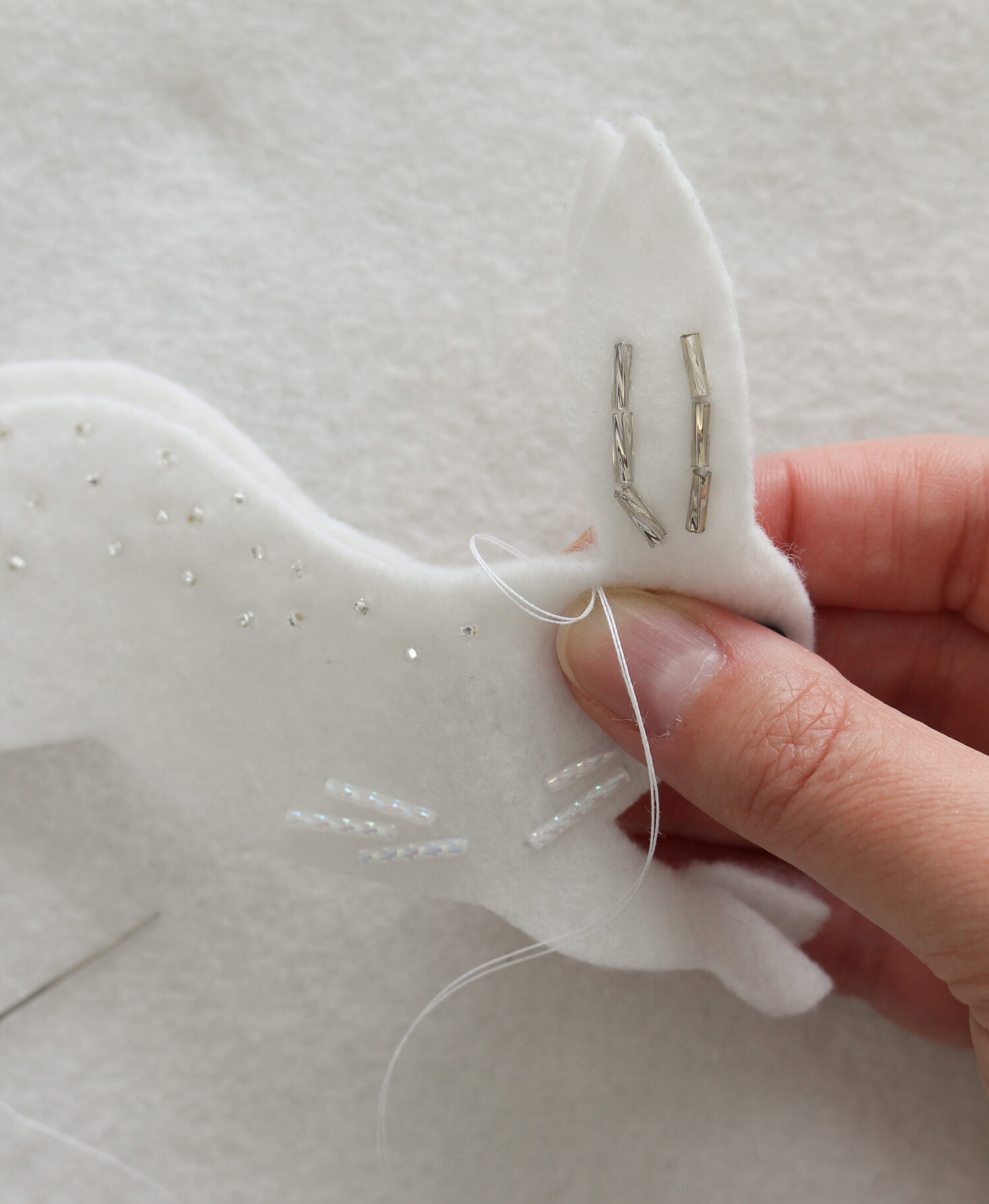 How to Sew a Felt Ornament Closed