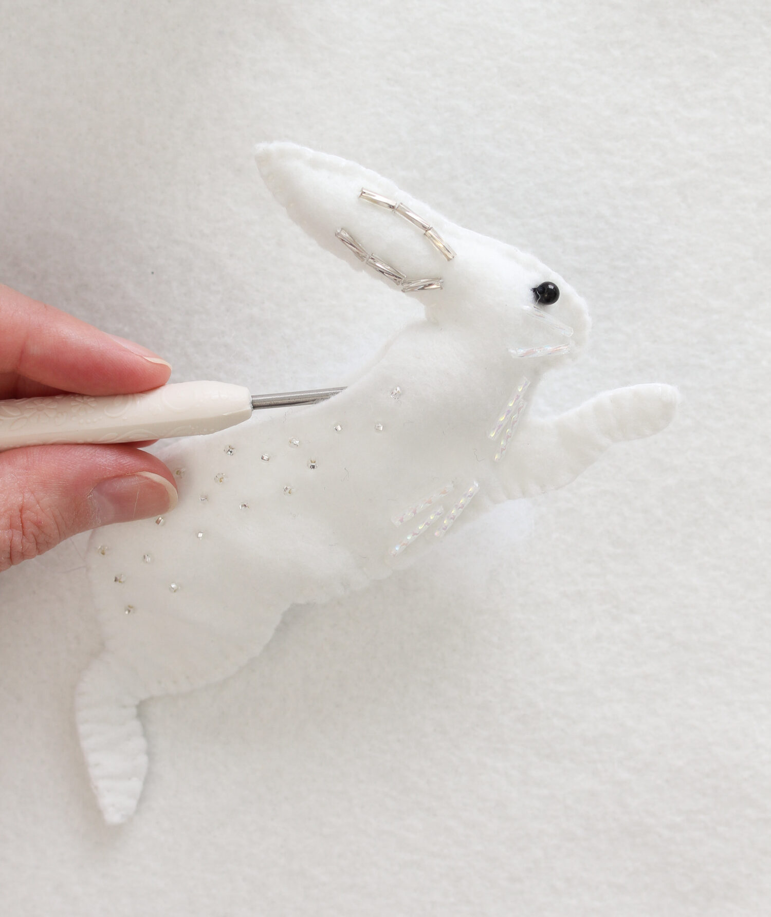 How to Stuff Small Areas of a Felt Ornament