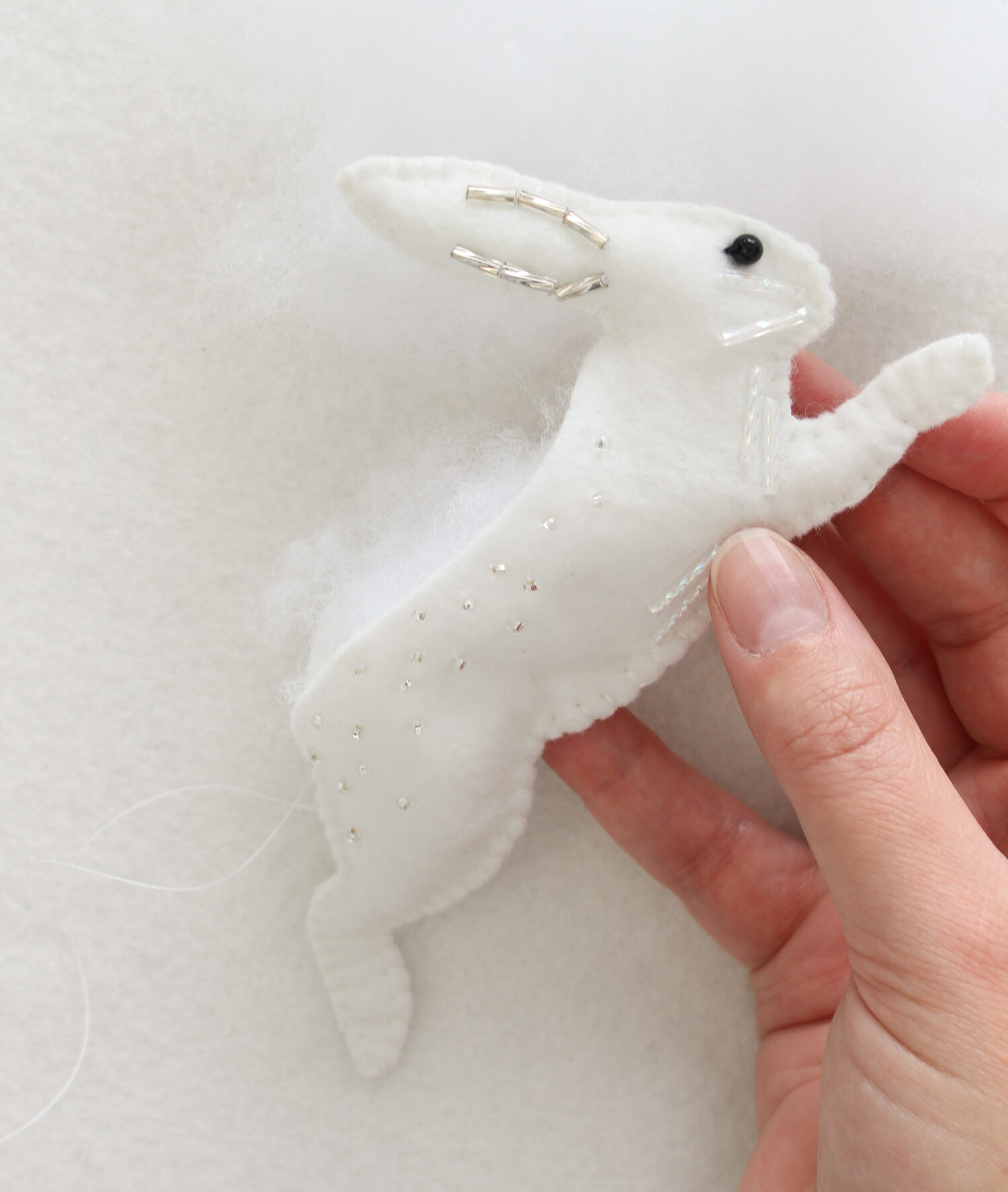 How to Make a Felt Ornament Puffy