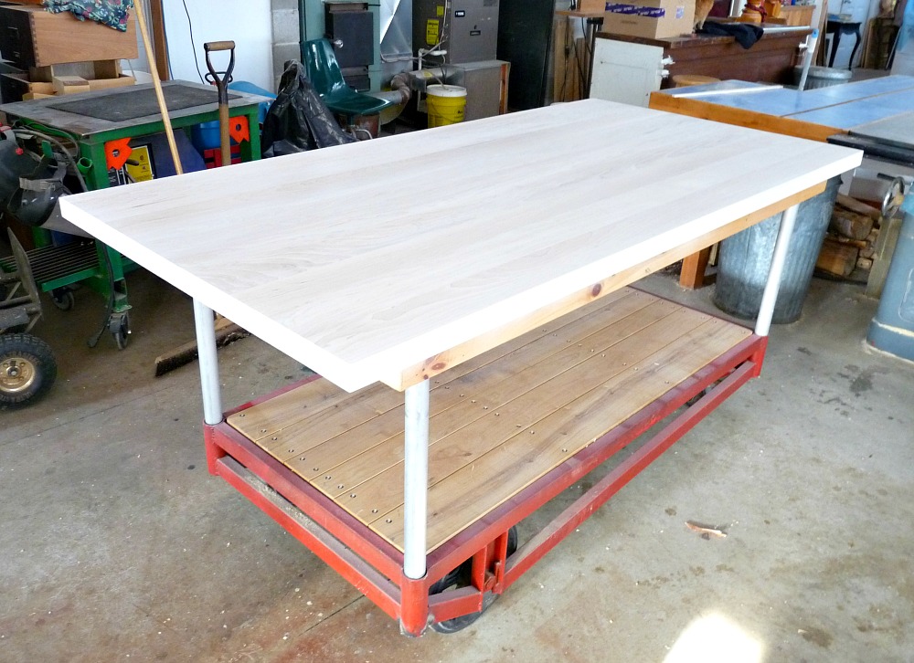 DIY Desk from Butcherblock