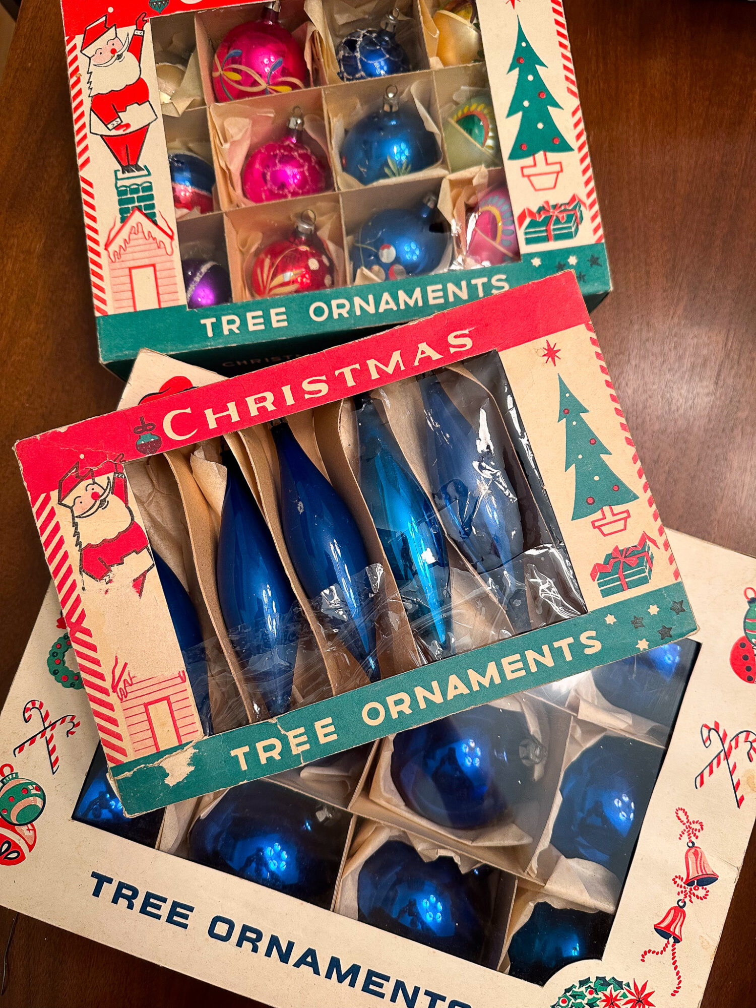 Vintage Glass Christmas Ornament Collection