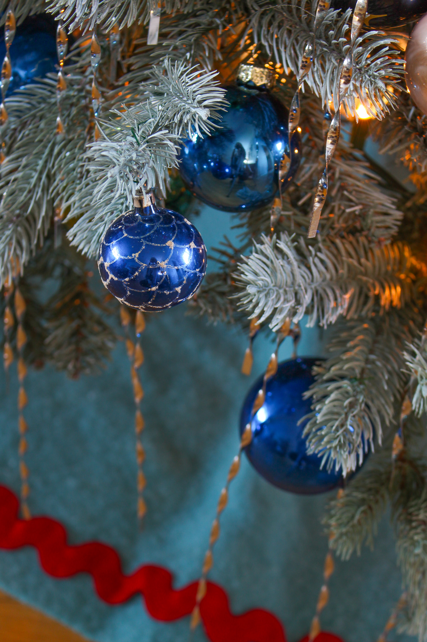 Vintage Hand Painted Christmas Ornament