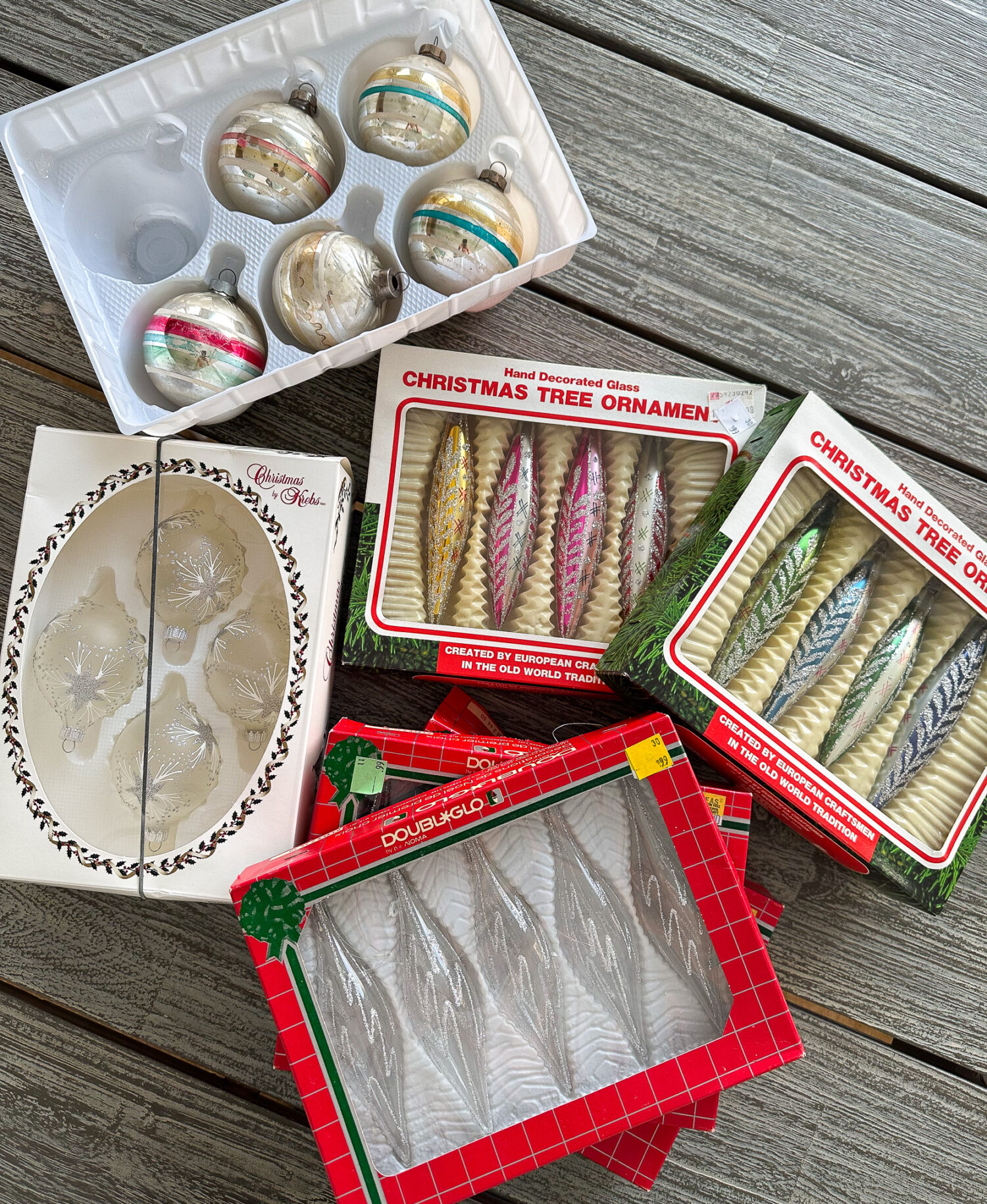 Thrifting Vintage Ornaments