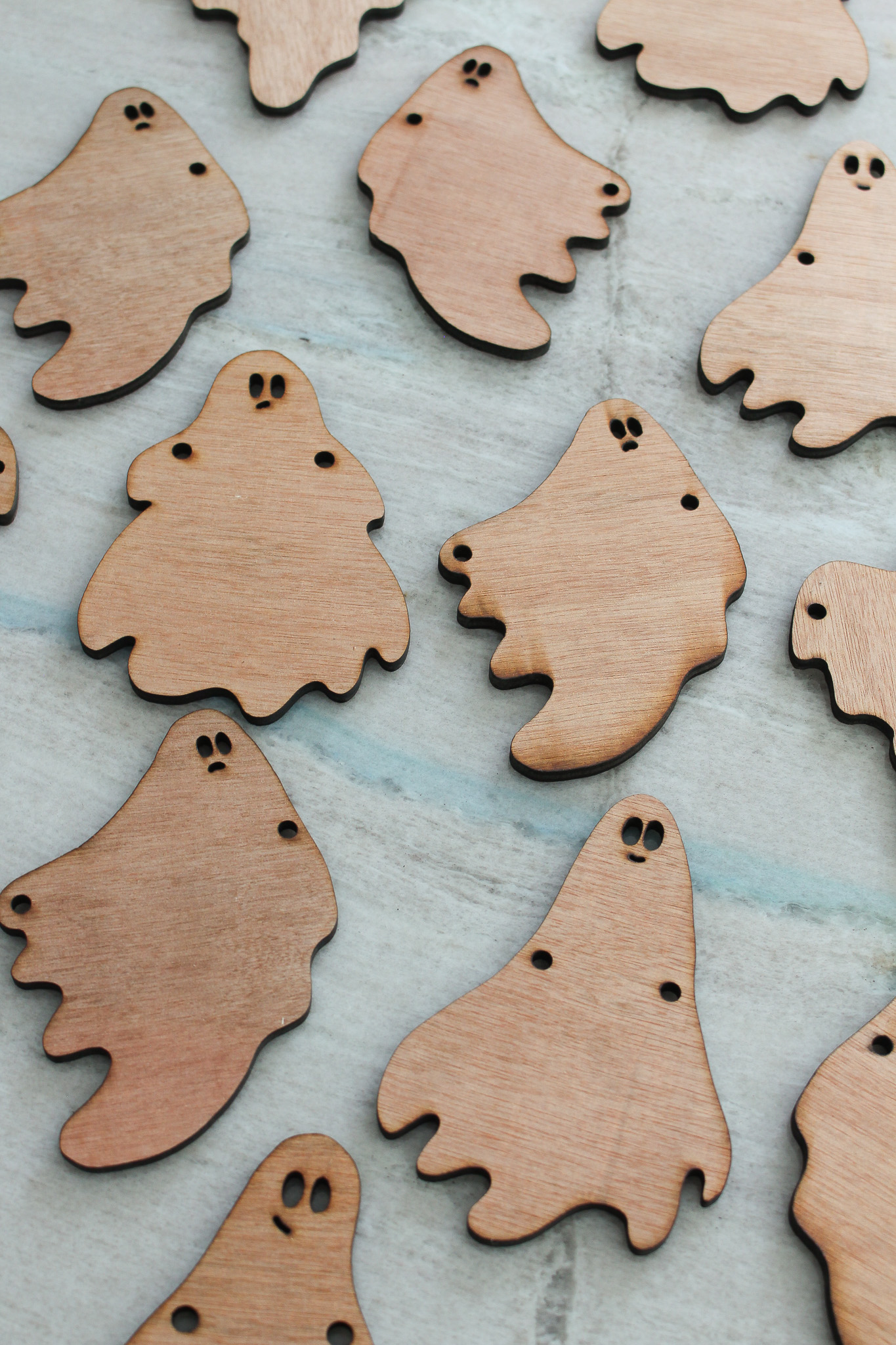 Laser Cut Ghosts DIY