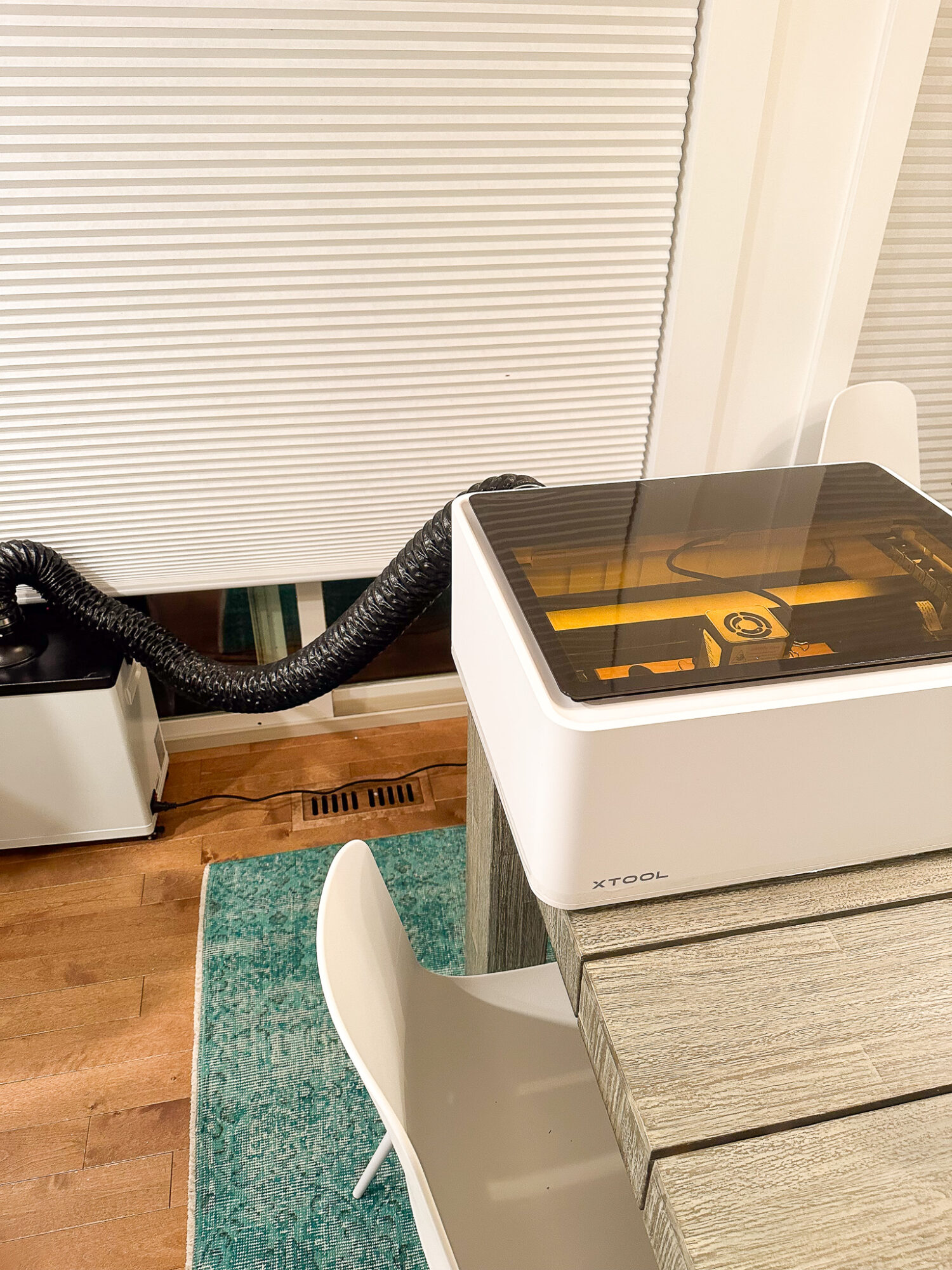 Using the xTool M1 Laser Cutter Inside