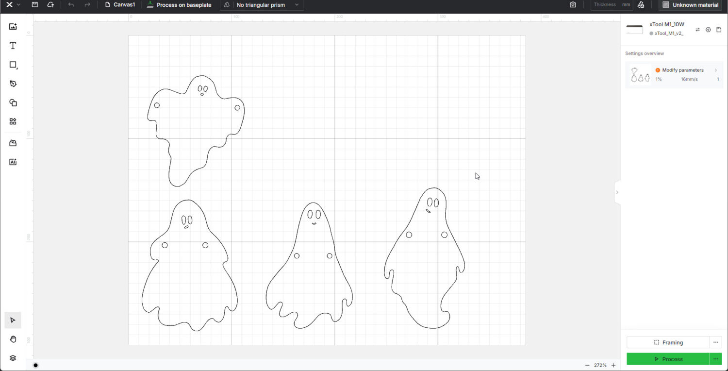 Free xTool Ghost Garland Files
