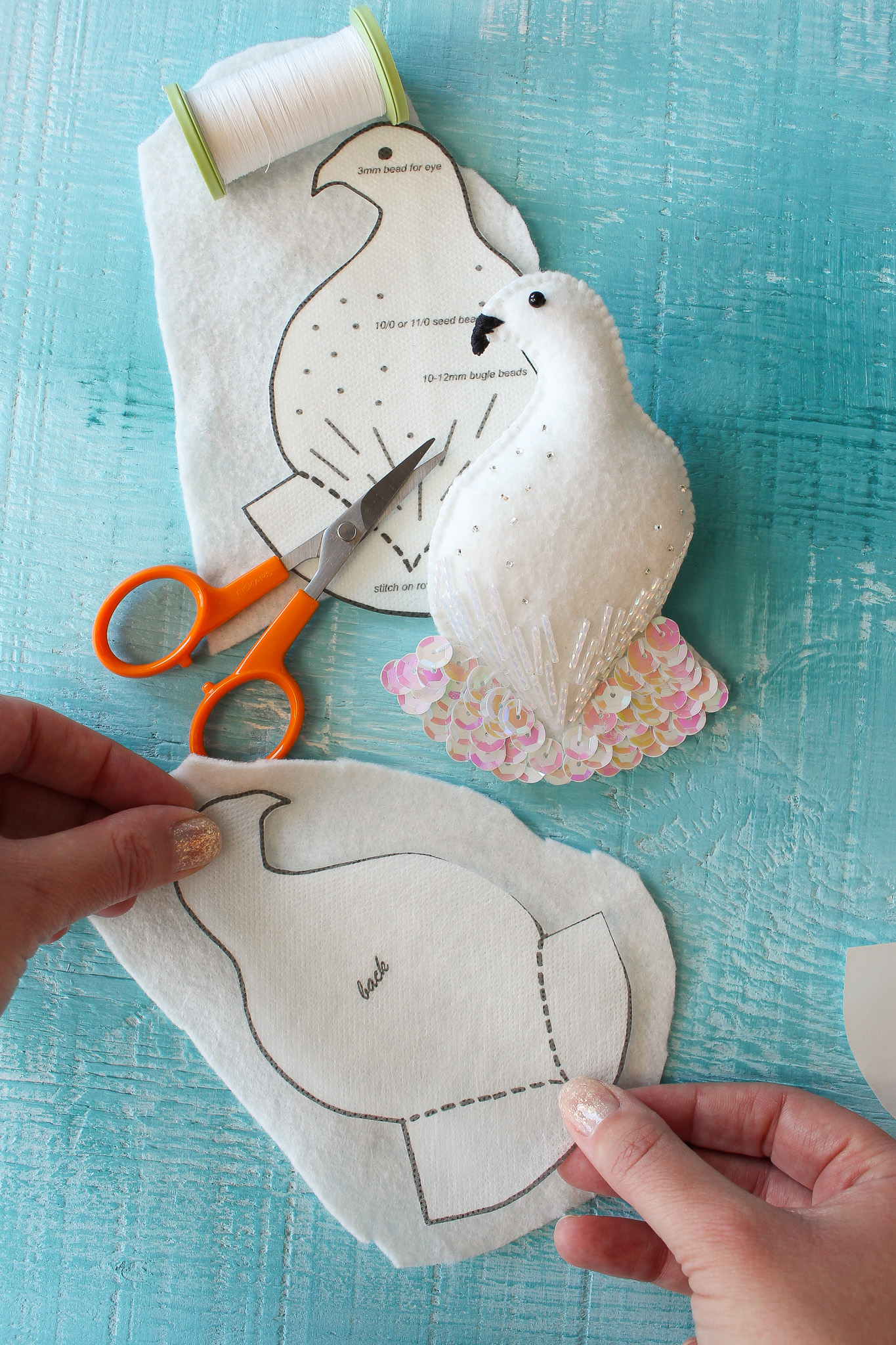 How to Get Shapes onto Felt 