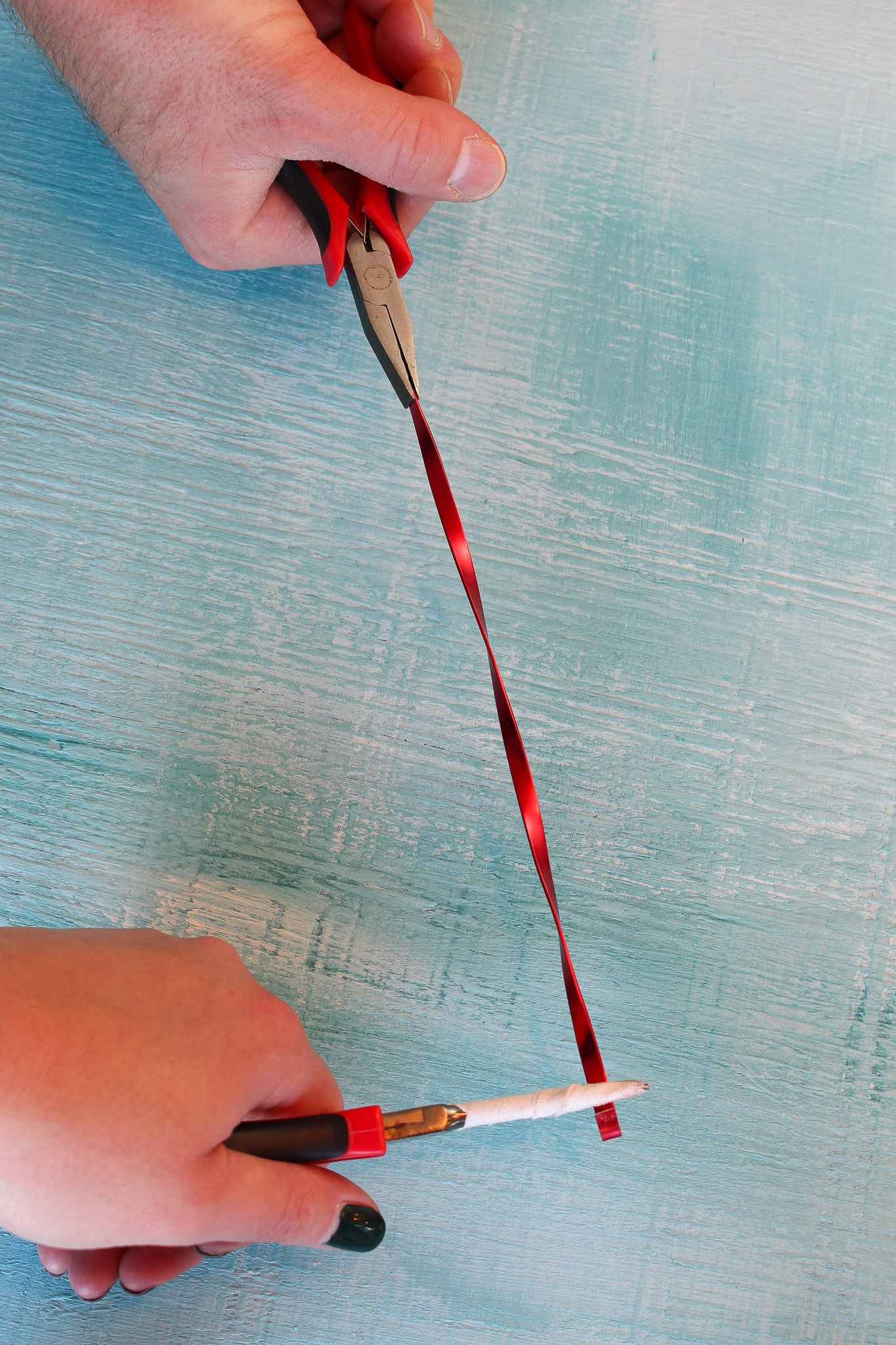 Hand Twisted Metal Icicles