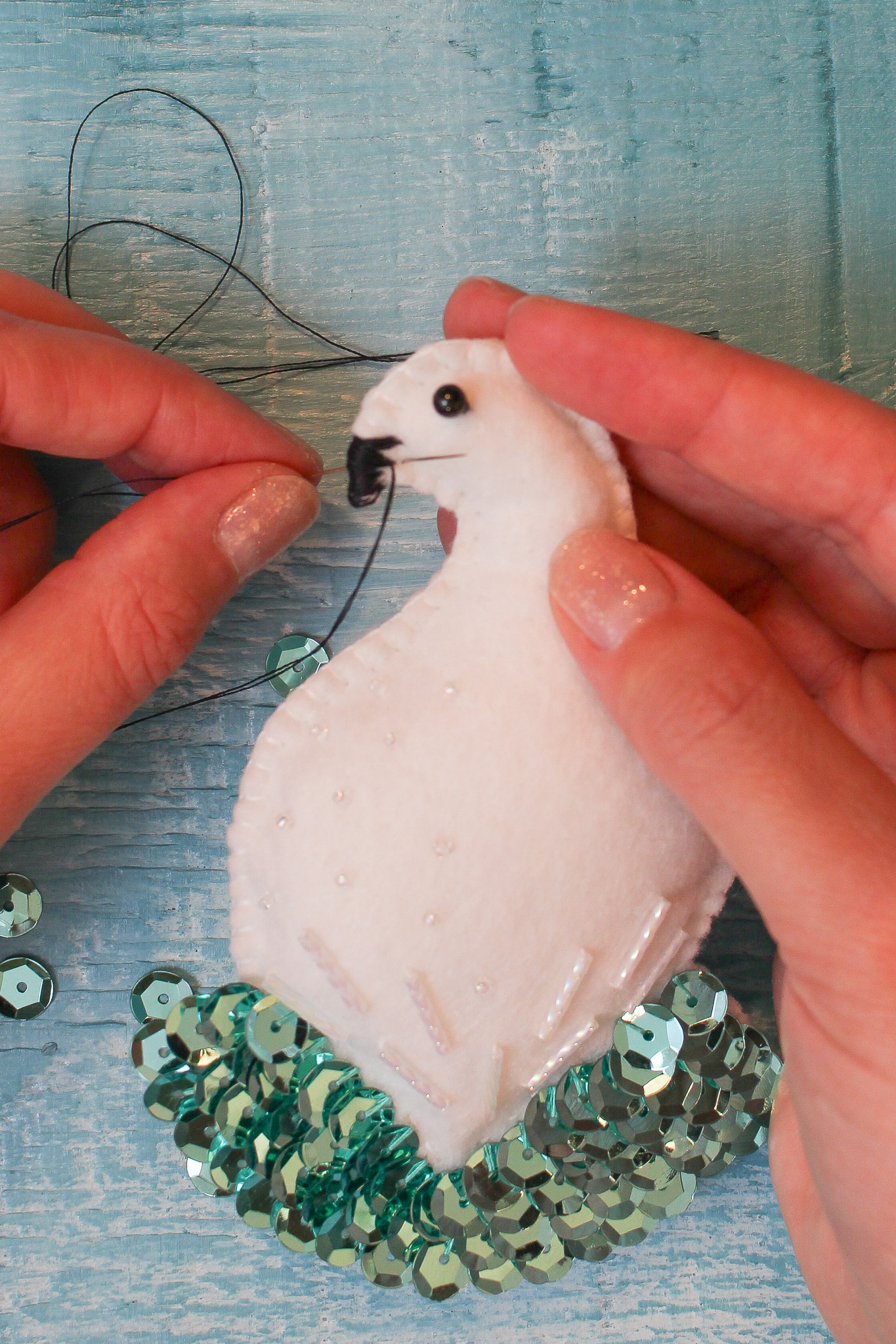 Hand Sew a Felt Ornament