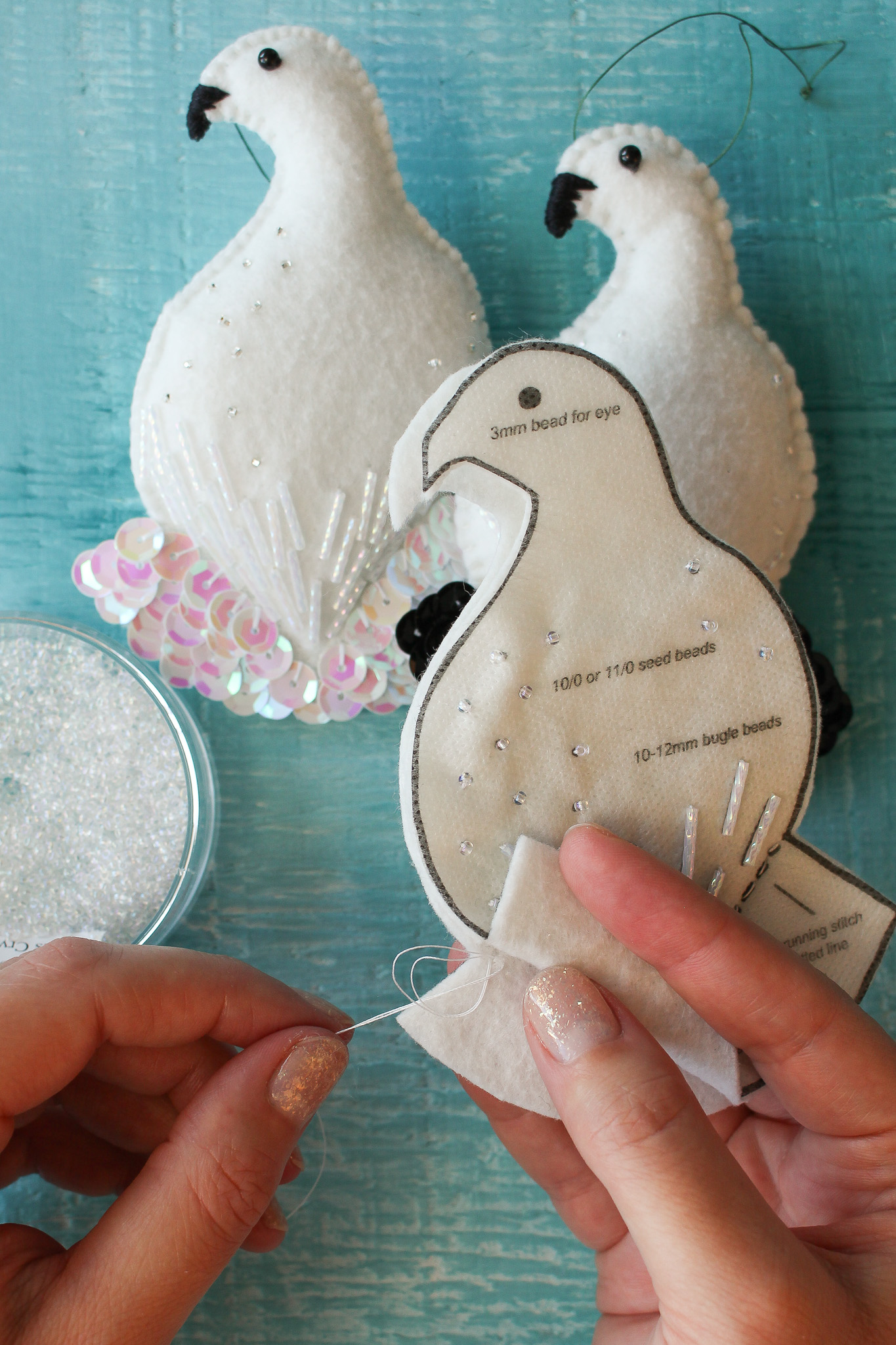 Felt Christmas Ornament Pattern 