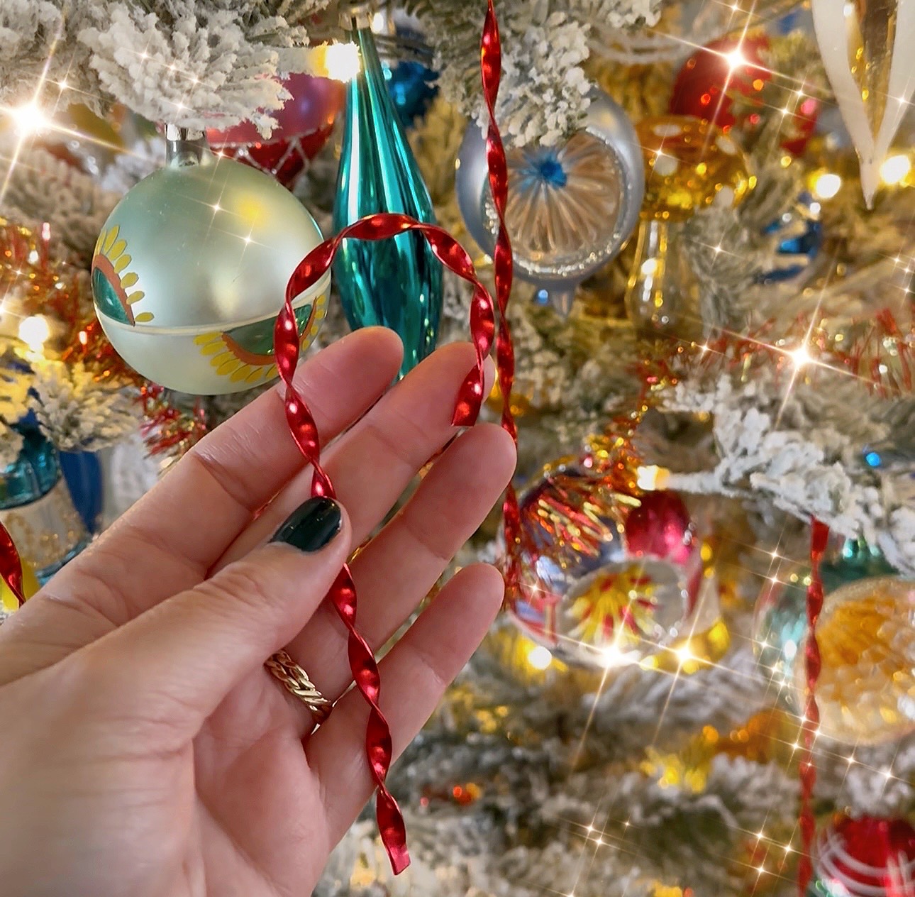 DIY Candy Cane Ornament