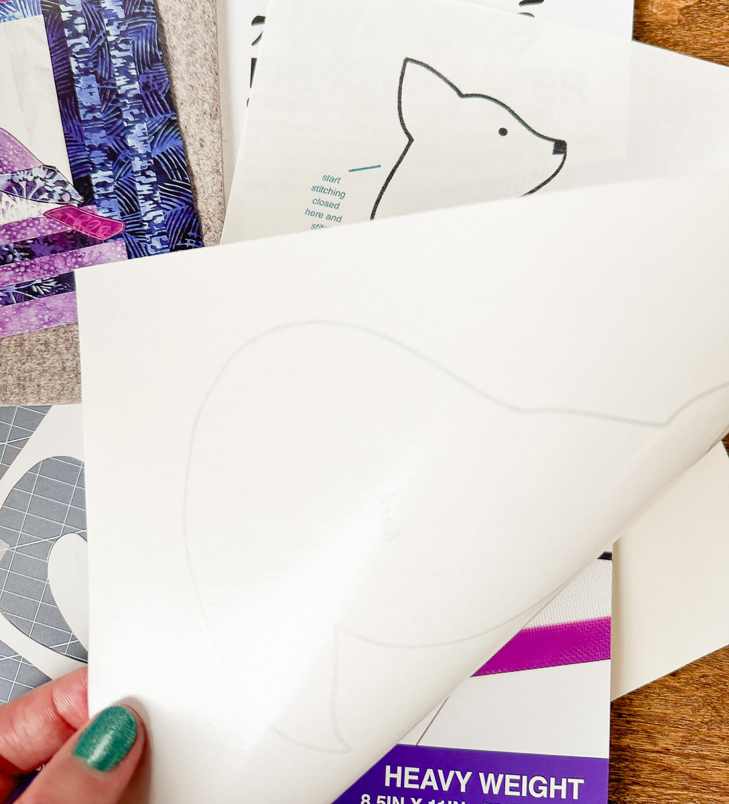 How to Use Freezer Paper on Felt