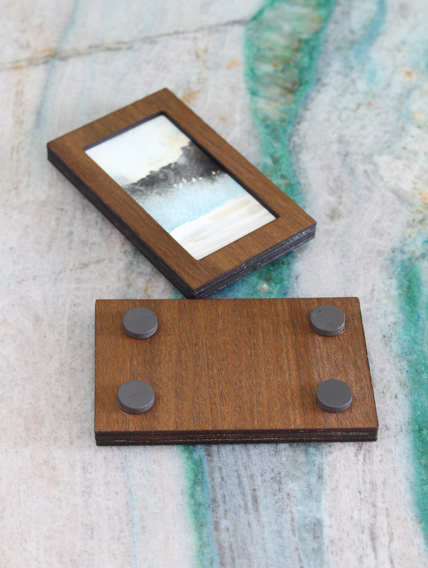 How to Make Mini Frame Fridge Magnets