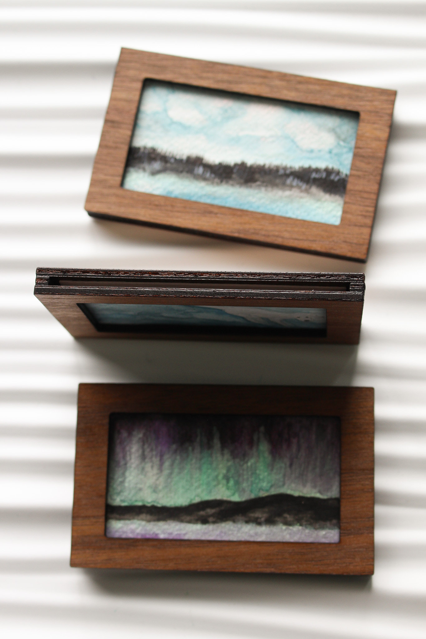 DIY Mini Frames for Watercolor Art