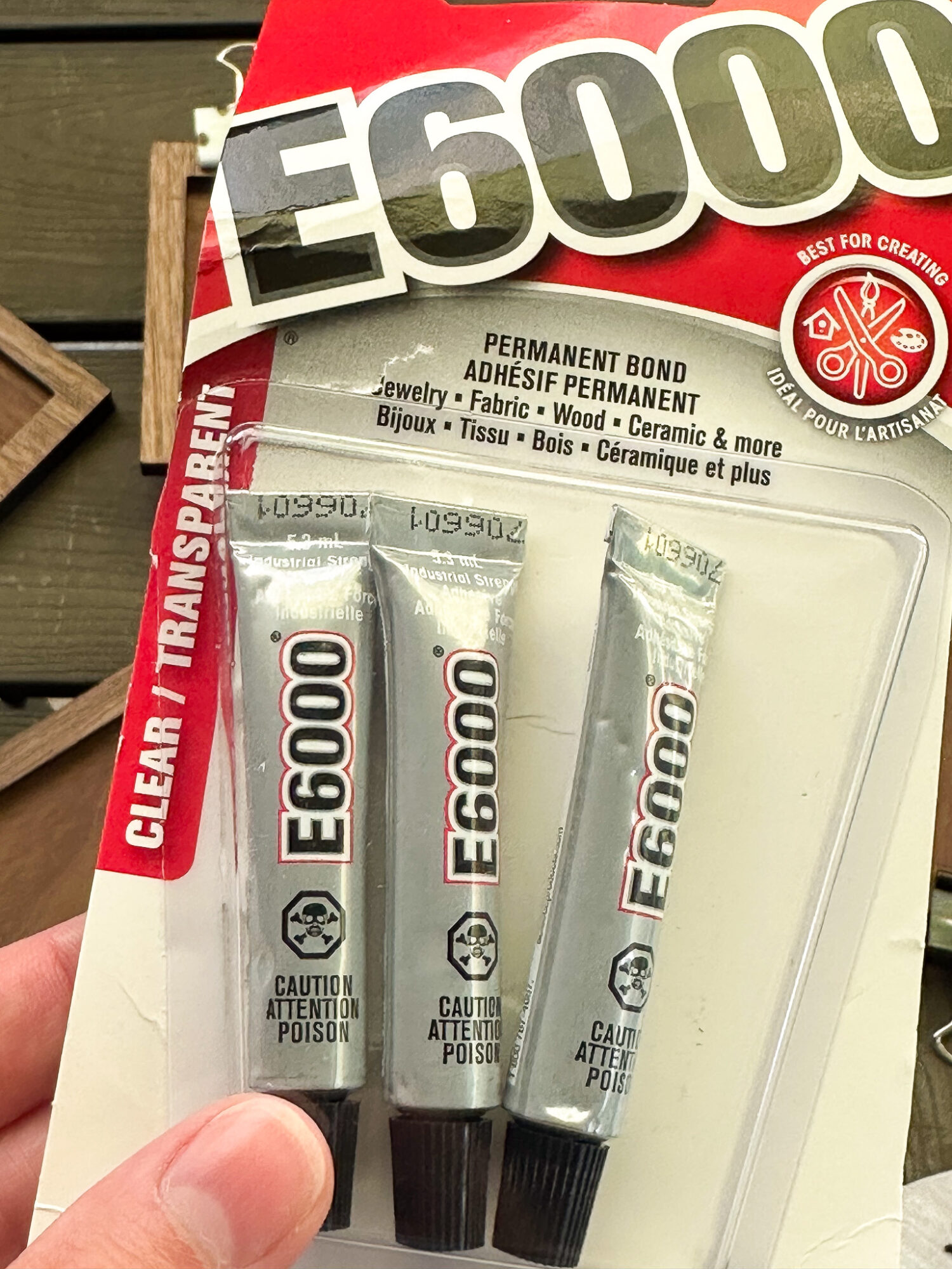Using E6000 Glue on Plywood
